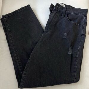 Universal Thread Vintage Straight Black Jeans Women’s Size 4/27R